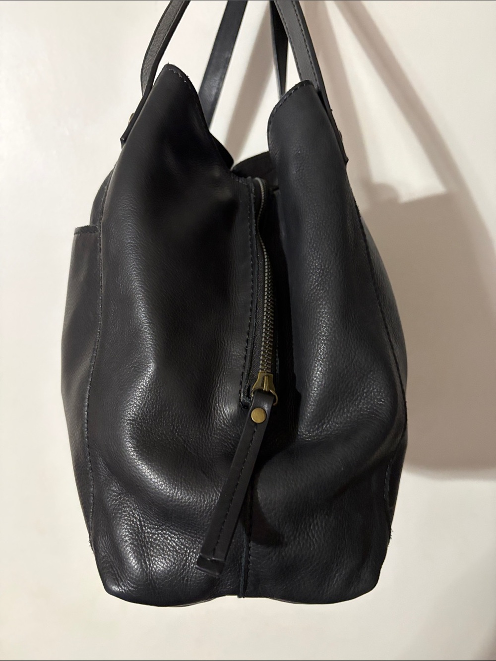 Minimalist, Black Leather Liberty Shopper Bag by American Leather Co. Read - Picture 12 of 12